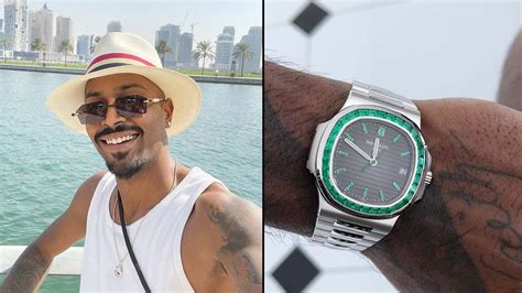 hardik pandya watch patek philippe|patek philippe nautilus platinum 5711.